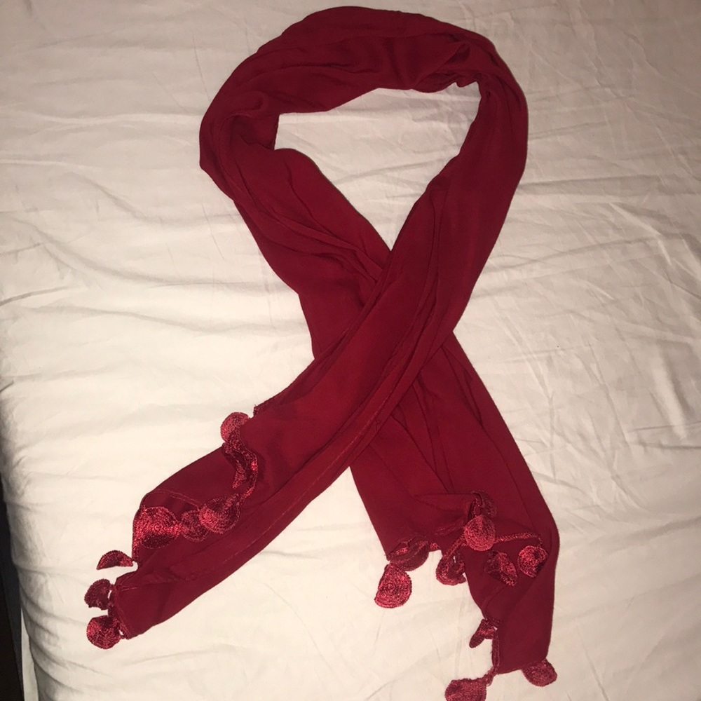 Red scarf